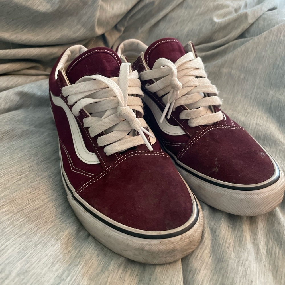 Maroon classic vans